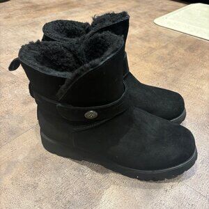 Bearpaw Black Boots Womens